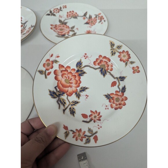 Crown Staffordshire Imari Side Plate, Vintage Bone China Floral Gold Trim - Picture 4 of 4